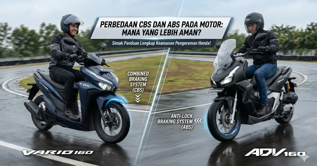 Perbedaan CBS dan ABS pada Motor: Mana yang Lebih Aman?